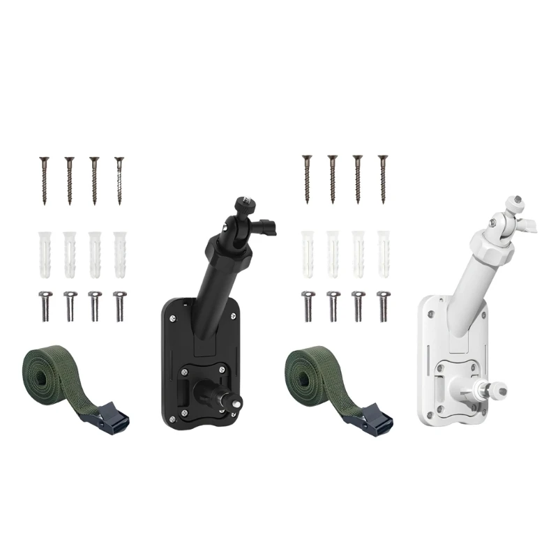 Adjustable Security Camera Wall Mount Holder with ABS Body for Indoor Monitoring and Ceiling or Wall Placement F19E