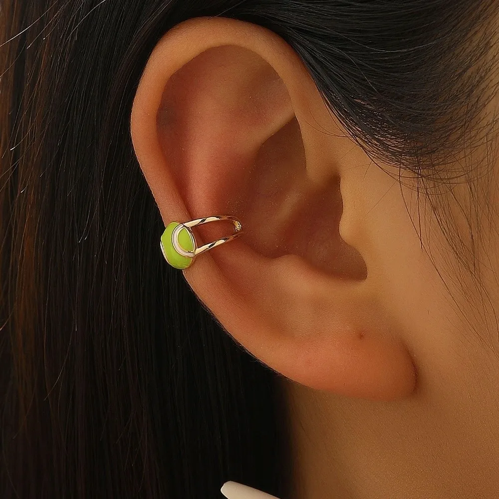 Colourful Adjustable Finger Ring Copper Dopamine Football Ear Clips Basketball Spherical Shape Sports Balls Shaped Open Rings