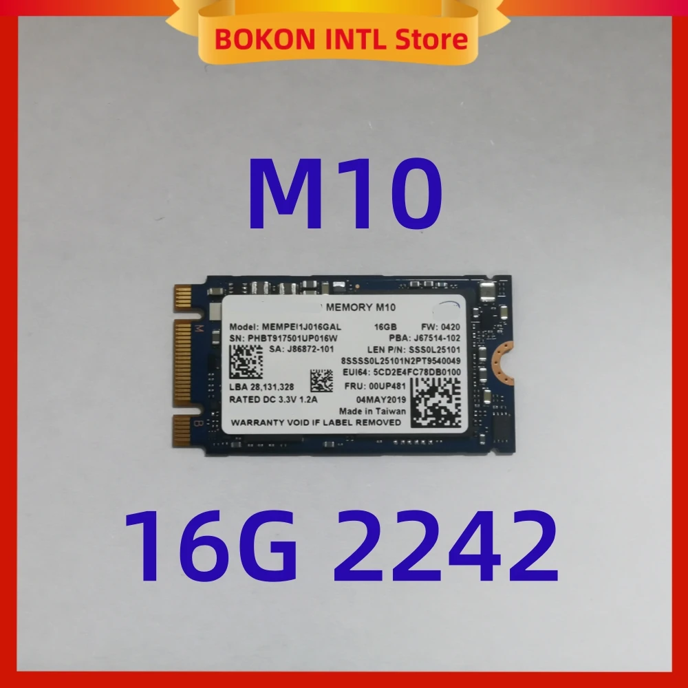 Original M10 16G 32G 64G M.2 NVME 2242 2280 สําหรับ Intel optane รุ่นเร่ง Cache