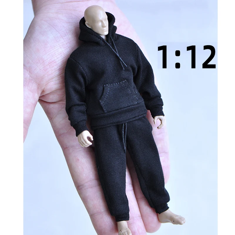 

1/12 Scale Figure Clothes Fashion Hoodies Casual Sport Pants Model Toys For 6 inches Action Figure Body Doll Accessories