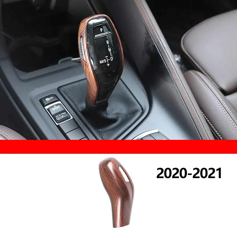 ABS Pine houtnerf voor BMW X1 X2 F47 F48 2016-2022 auto middenconsole stuurwiel deur trim sticker auto accessoires