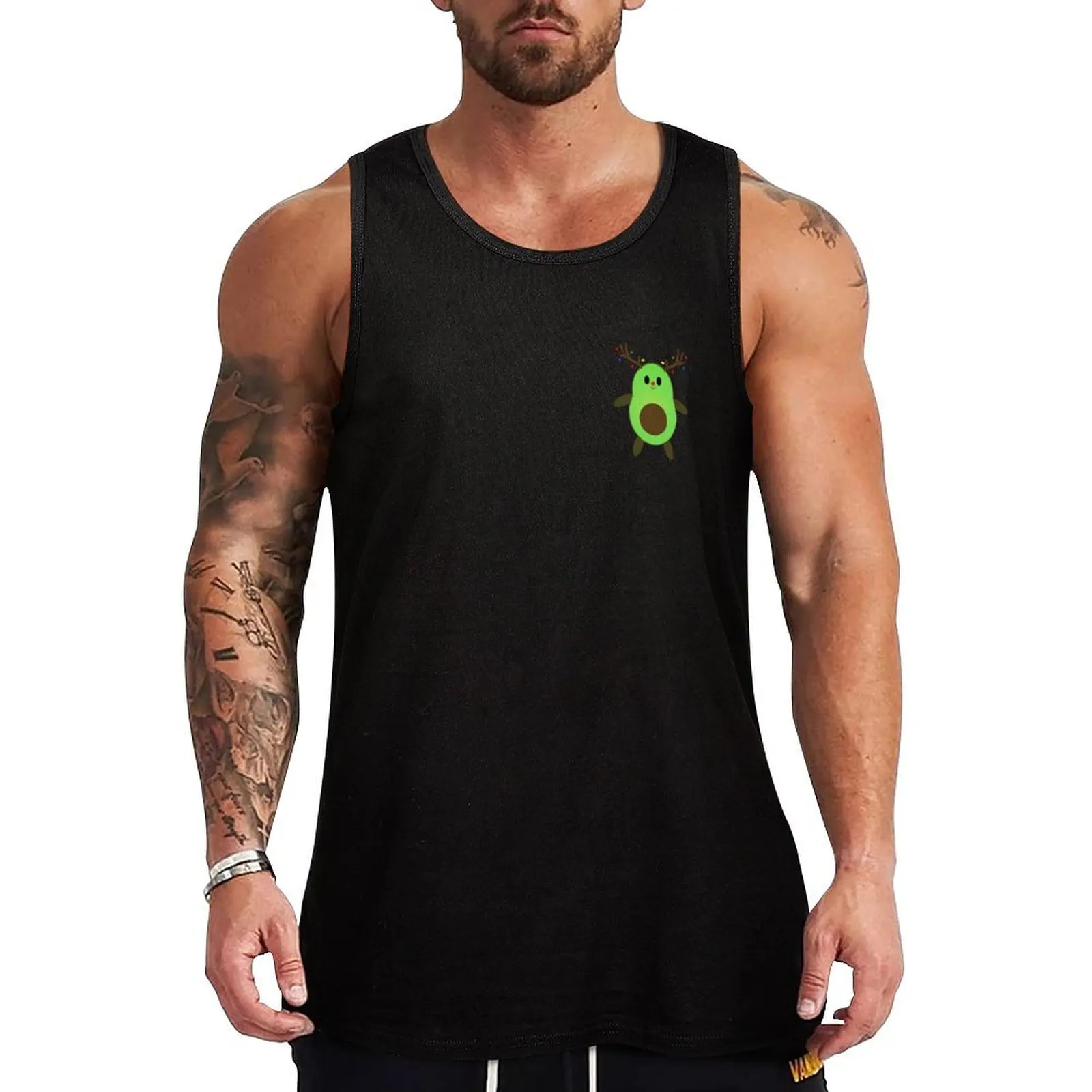 

Reindeer Avocado Friend Tank Top fitness sleeveless t-shirts for men vests for men Man summer clothes