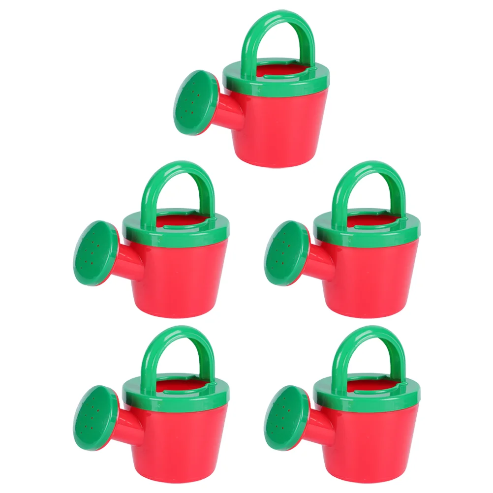 Mini regador para crianças, brinquedos de chuveiro, para meninos, para o verão, praia, jardim, praia, 5 pcs