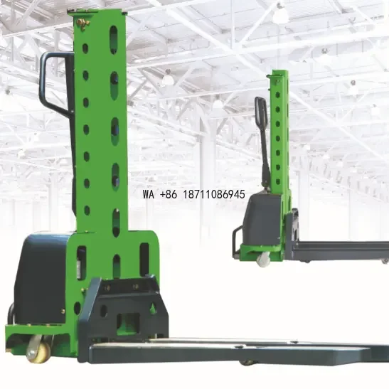 Everlift Semi Electric / Full-electric Self Lifting Electric Stacker 500kg/1000kg Pallet Self Load Stacker