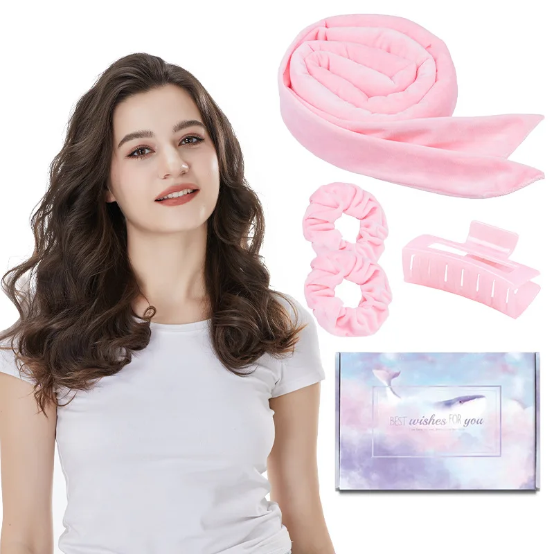 

Hair Curler No Heat Short Long Hair Soft Hair Curlers Bow Heatless Curls Headband Overnight Boucleur Cheveux Curly Hair Products