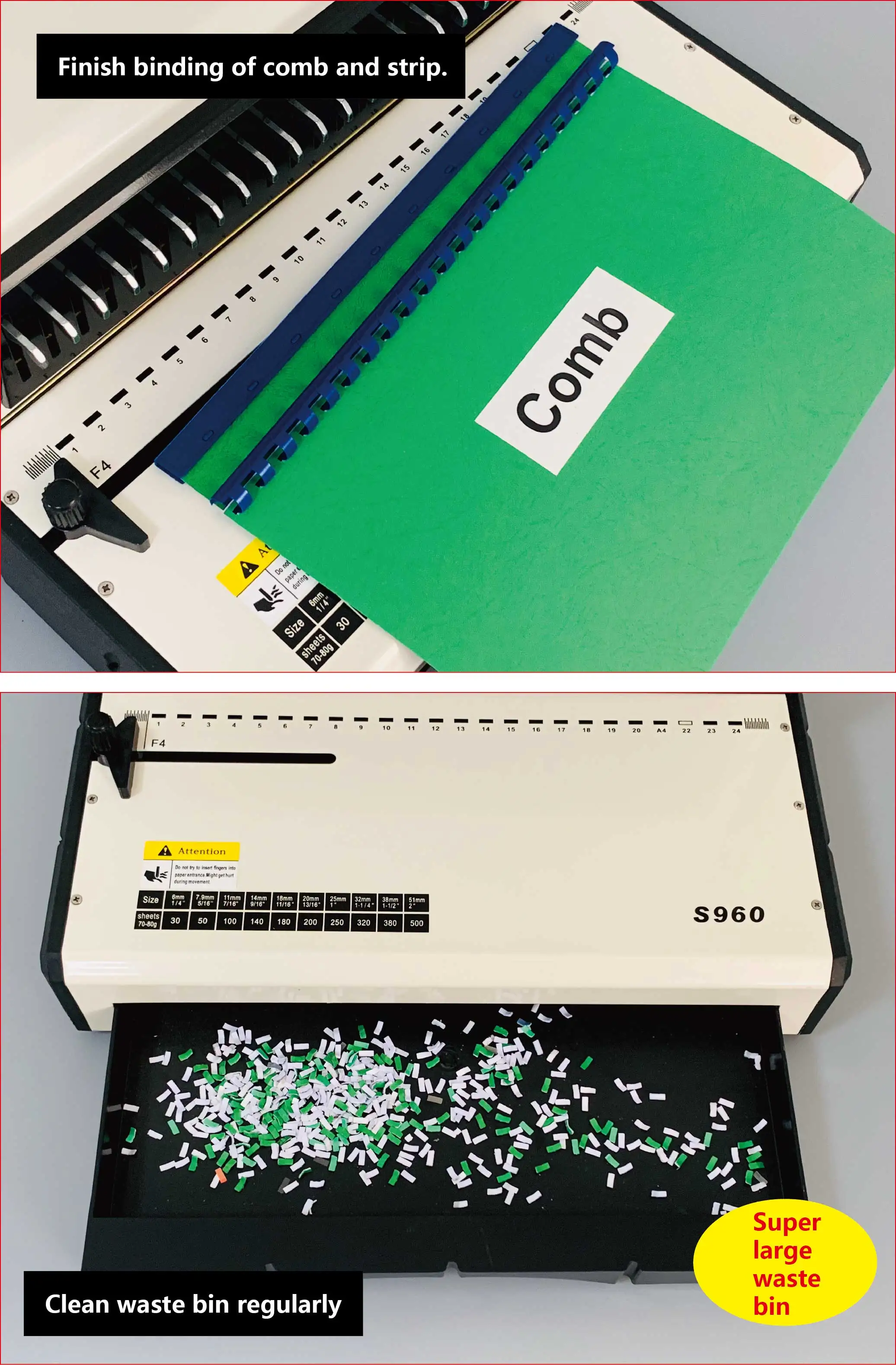 Горячая распродажа: Ручная маш – обзор и цена Binding Comb Plastic