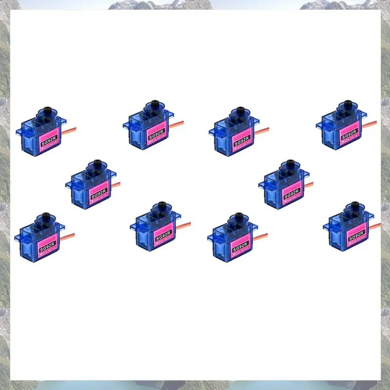 

N75R-10PCS SG92R 9G Mini Servo 9G 2.5Kg For RC Airplane Helicopter Controls Car Boat For Arduino