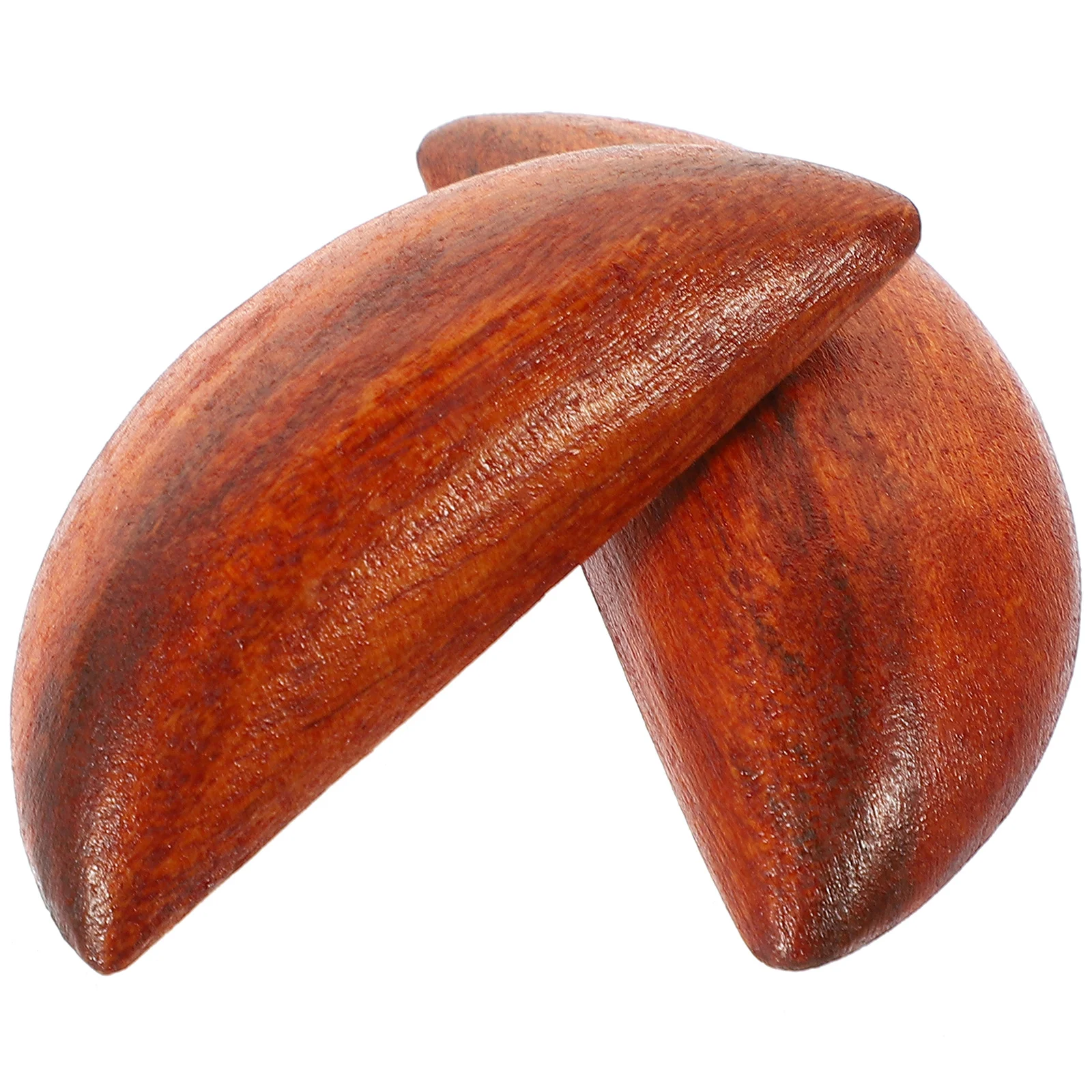 2 قطعة 1 زوج يين يانغ الكؤوس المقدسة لوازم العرافة الخوخ الخشب الطاوية أداة روحية مذبح ديكور لعبة الكهانة الخشبية #4