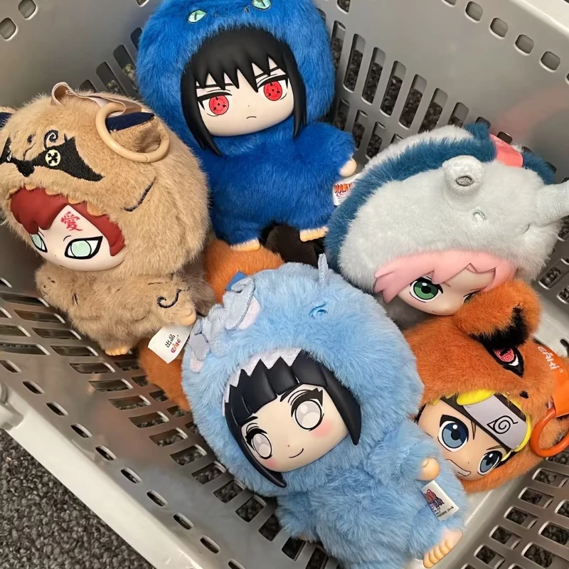 Nouveau EAKI Naruto boîte aveugle Shippuden série de fête Uzumaki en peluche Shippuden Original en peluche Figure ornement jouet Collection cadeau