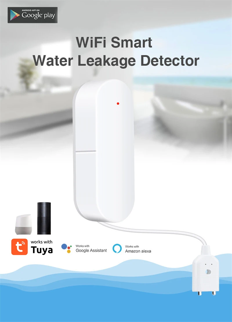 Tuya wifi sensor de porta inteligente casa inteligente detectores abertos/fechados janela sensor vida inteligente funciona com casa alexa