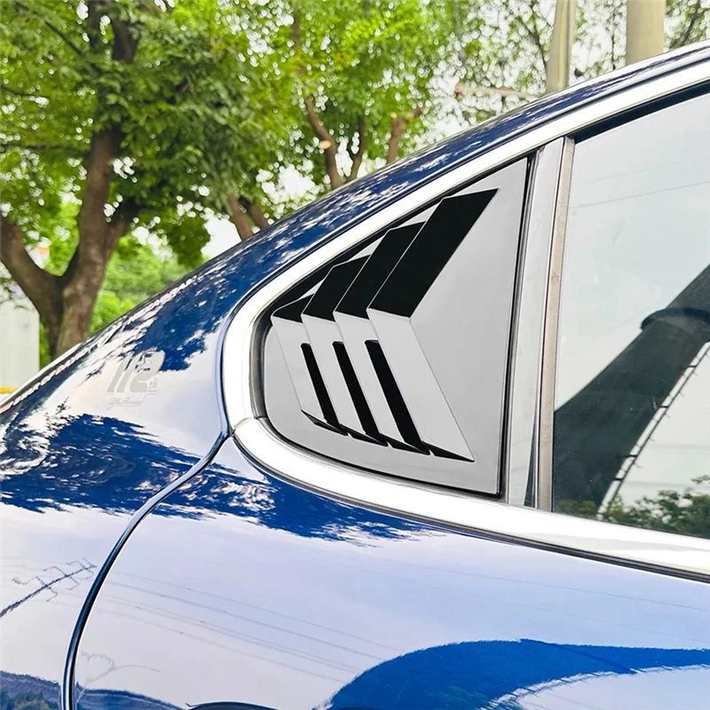 A99F-Rear Window Shutter Cover Trim For Alfa Romeo Juliet 2015-2024 Window Louver Side Vent Trim Accessories