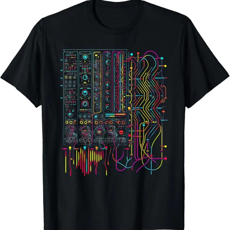 Analoges Synthesizer Electronic Music Modular Life T-Shirt