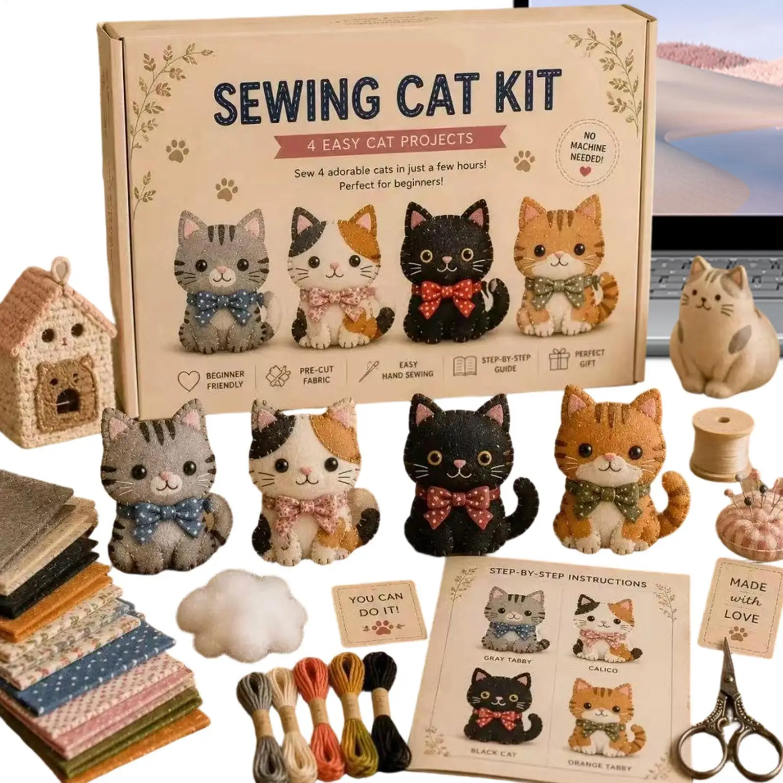 kit-de-perlage-3d-animaux-mignons-gnome-oiseau-chiot-chat-–-kit-de-broderie-facile-a-realiser-soi-meme-pour-adultes-adolescents-debutants-et-passionnes-d'artisanat