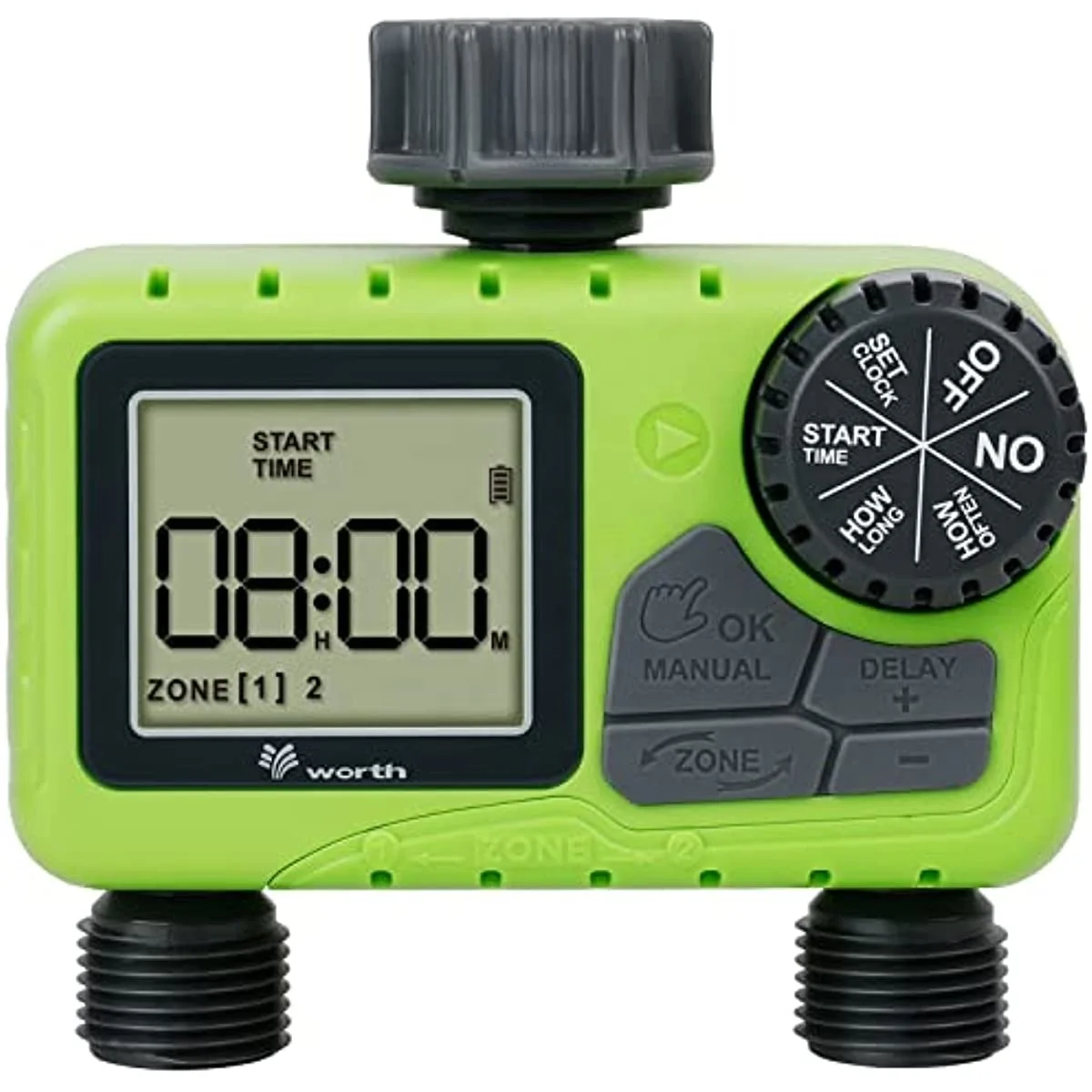 20252 Ways Automatic Electronic Water-proof LCD Digital Lawn Watering System Smart Irrigation Digital Garden Water Timers
