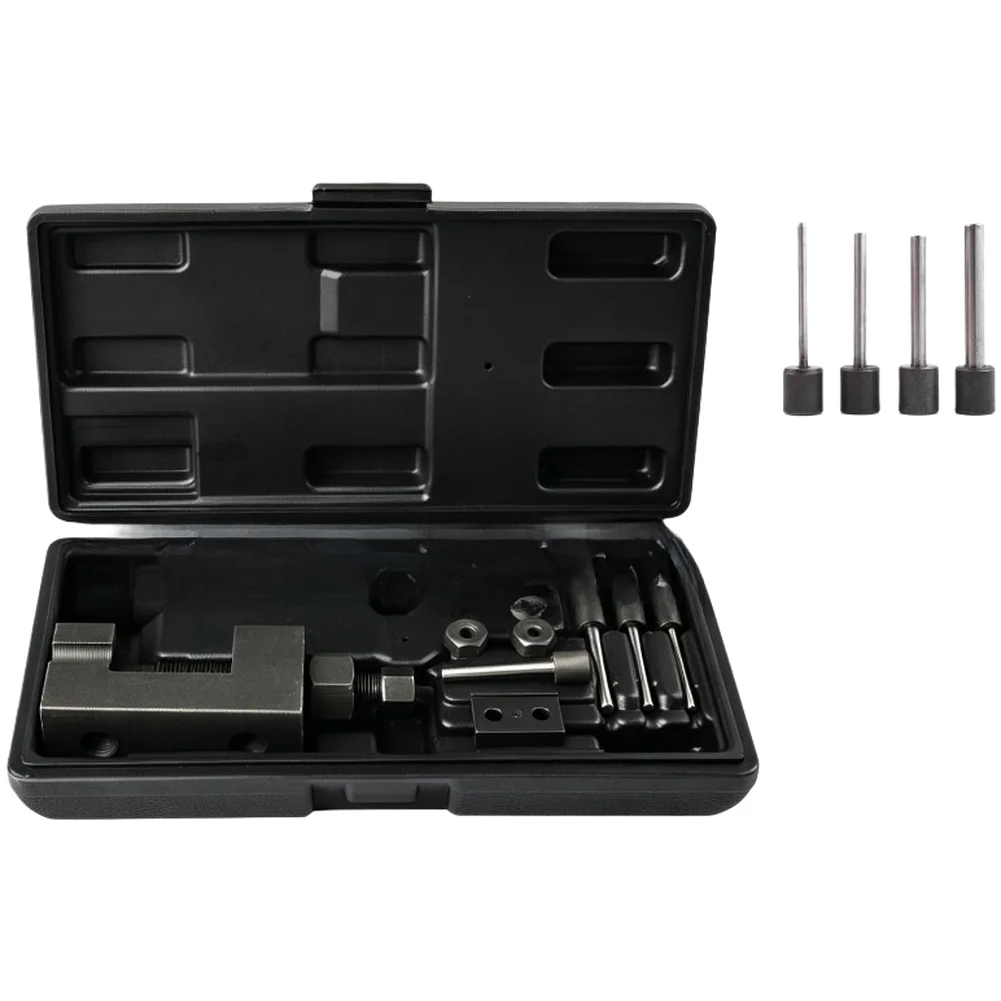 Chain Breaking Tool Set Designed for 420 428 520 525 530 630 830 and 930 Chains Found on Bicycles Motorcycles and Tractors