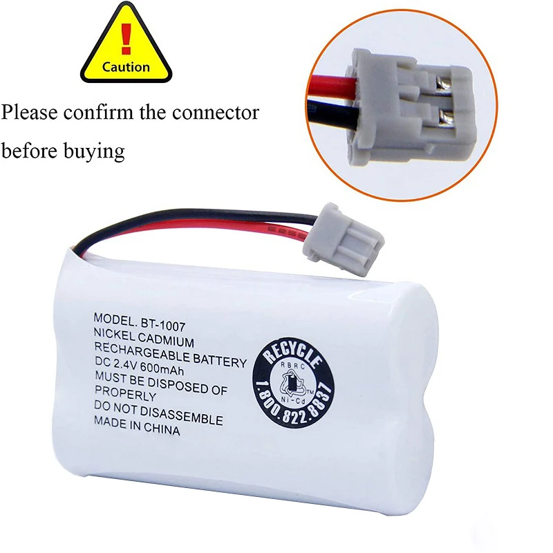 BT-1007 Rechargeable Battery Compatible with Uniden BT904 BT-904 BT1015 BBTY0460001 BBTY0510001 BBTY0624001 BBTY0700001 HHR-P506