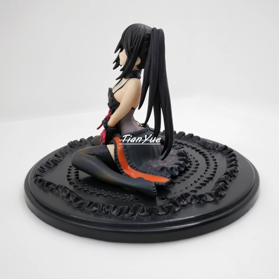 Anime DATE A LIVE Tokisaki Kurumi Nightmare Sitting ver. Girls PVC Action Figures Toys 10cm