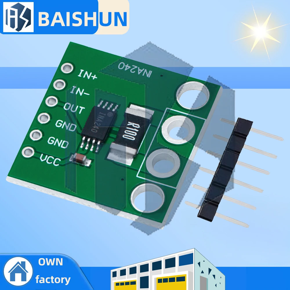 INA240A1 双方向電流検出アンプモジュール - 高精度電流監視および取得