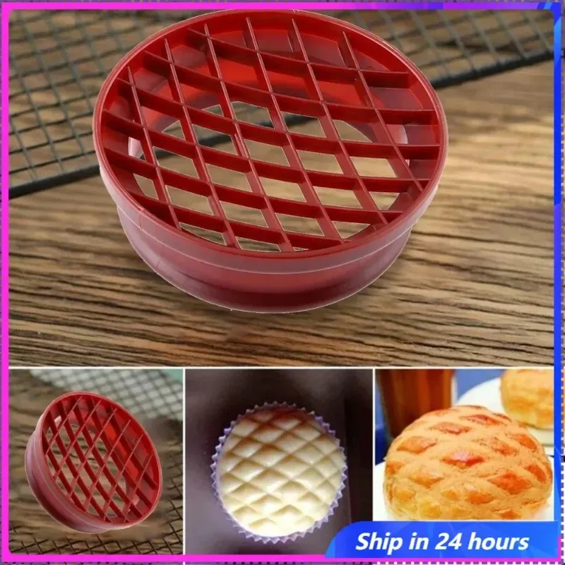 

5PCS Bread Pineapple Shaped Mold Pastry Cutter Dough Cookie Press Bread Cake Biscuit Stamp Moulds Kitchen Pastry Baking Tools
