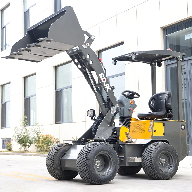 Compact Wheel Loader Hot Selling Four Wheel Drive All Terrain Transport Loader Customizable CE/EPA Certified Mini Loader