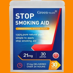 Stop Smoking Transdermal Patches 21 Mg Quit Patches, Easy and Effective Stop Smoking Aid 30 Patches One Month Supply