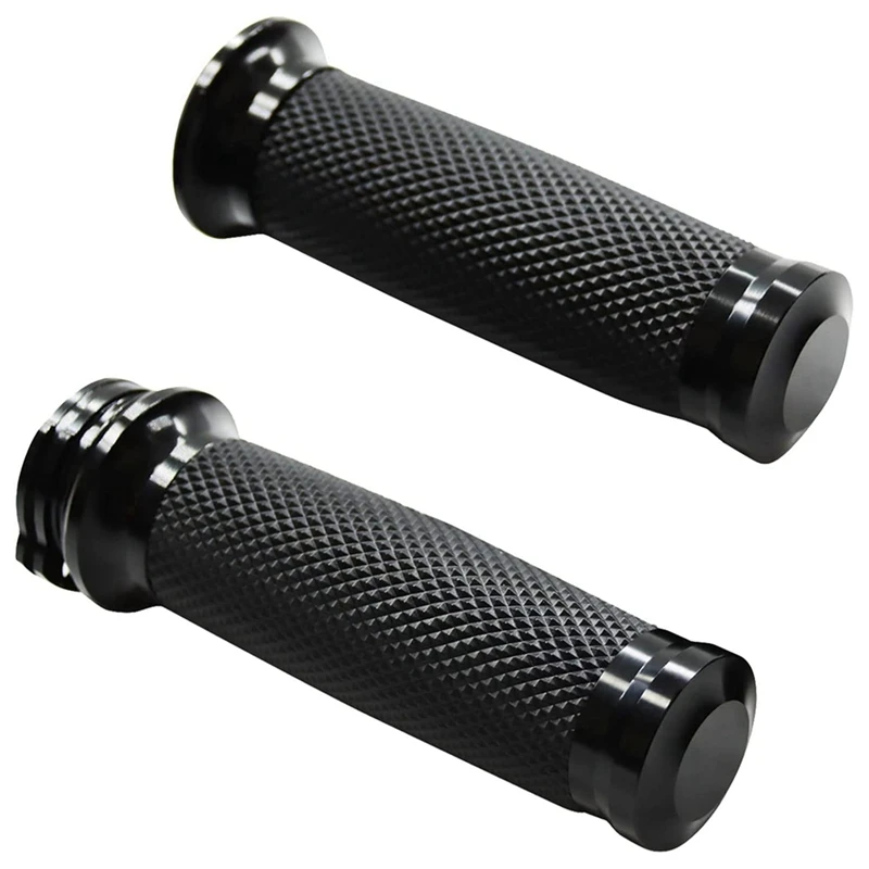 

2X Universal 1In 25Mm Hand Grips Motorcycle Handle Bar Handlebar For Touring Sportster 883 1200 XR For Suzuki