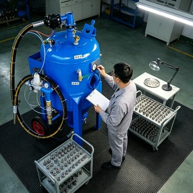 

Glass Sand Blasting Machine with Hand Switch Industrial Sand Blasting Machine User-friendly for bricks cleanin