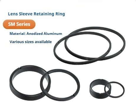 SM05 SM1 SM2 Lens Tube Retaining Ring Anodized Aluminum Lock Ring Fit 12.7 25.4 50.8mm Optic Sleeve Mount Holder Lab Parts