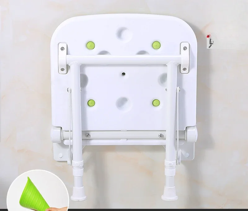 Elderly wall chair bath chair shower seat bathroom folding stool elderly toilet