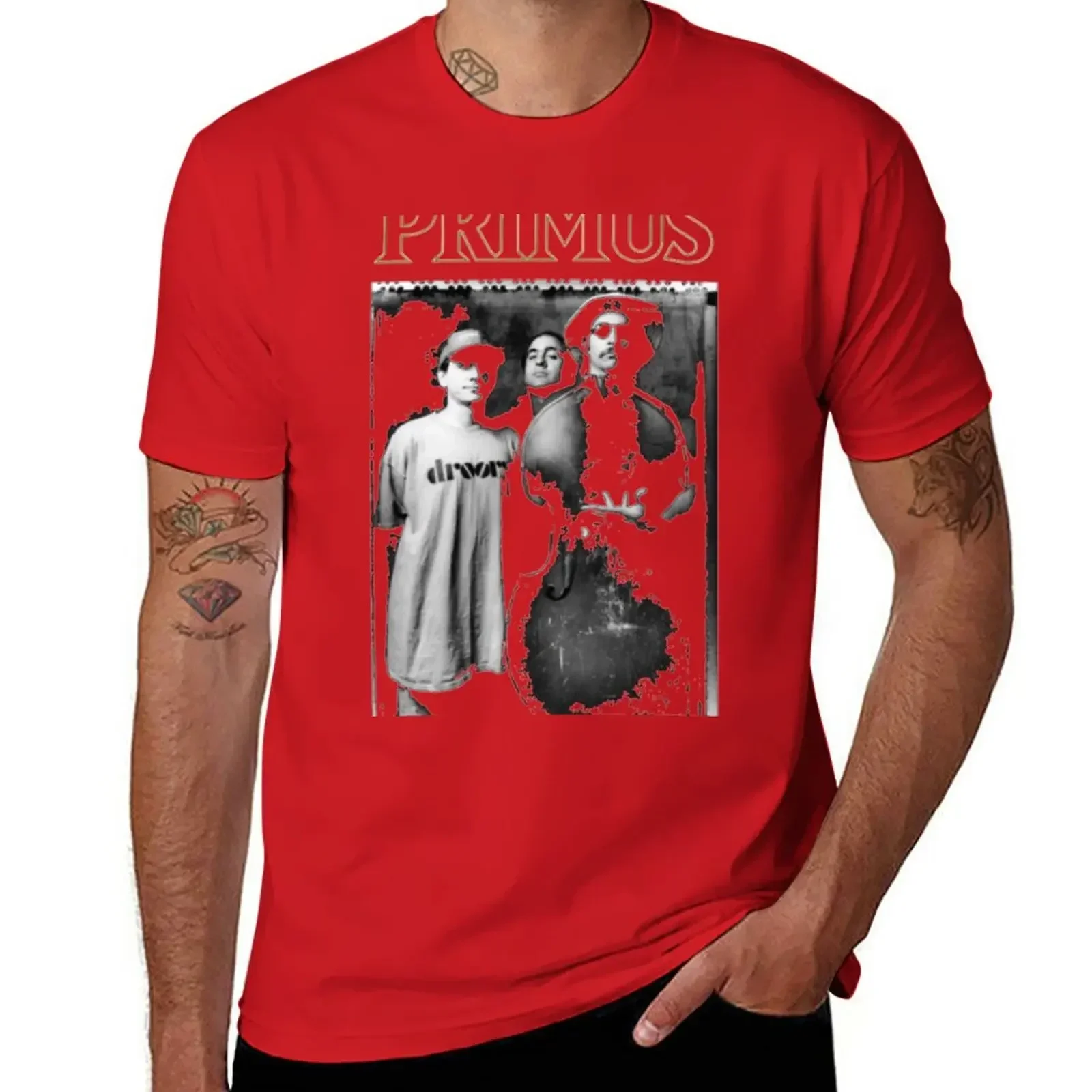 Primus Sucks T-Shirt oversized customs design your own men t shirt anime clothes new in tops & tees heavyweight Male Cartoon image 2