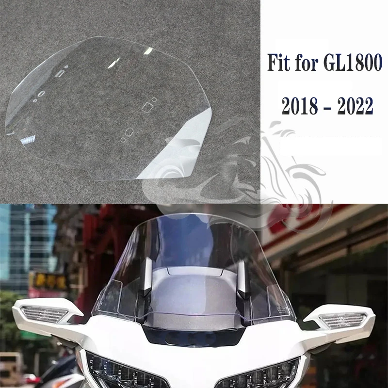 

Fit for HONDA Goldwing 2018 - 2022 GL1800 Motorcycle Accessories Windscreen Windshield GL 1800 Gold Wing 2019 2020 2021