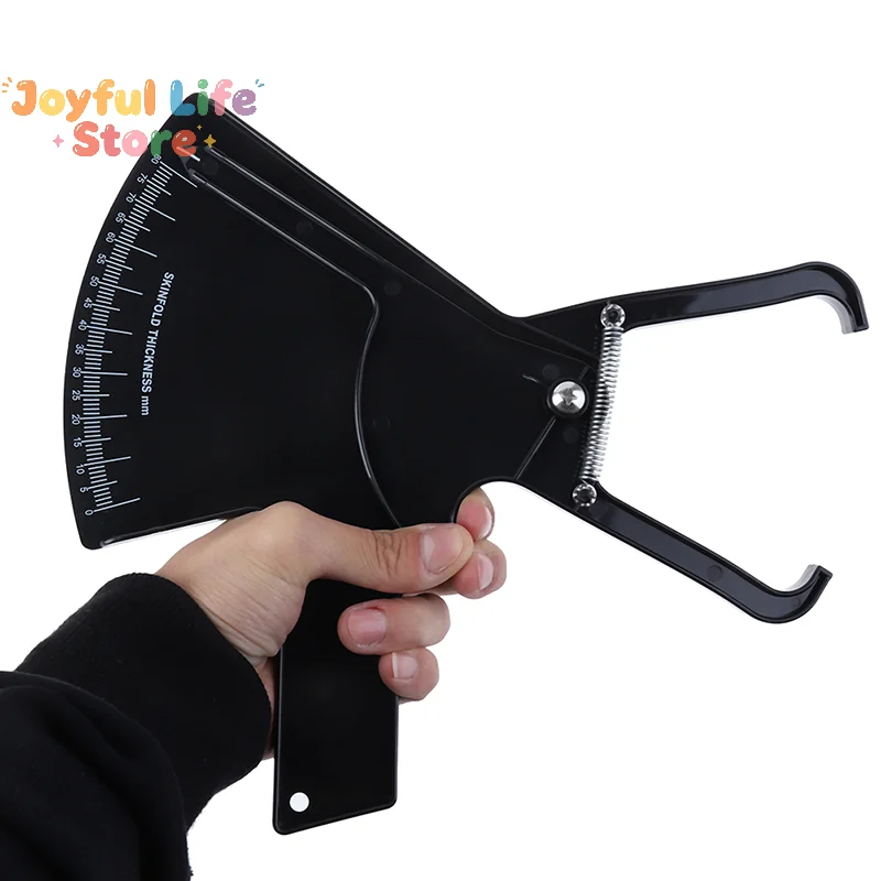 Hot 1PCS 80mm Skinfold Caliper Body Fat Caliper Fitness Tester Analyzer Fat Measure Tool