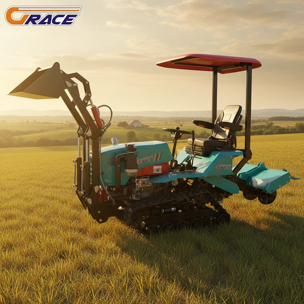 

Customize High Horsepower Tractor With Various Farm Implements For Large Farms