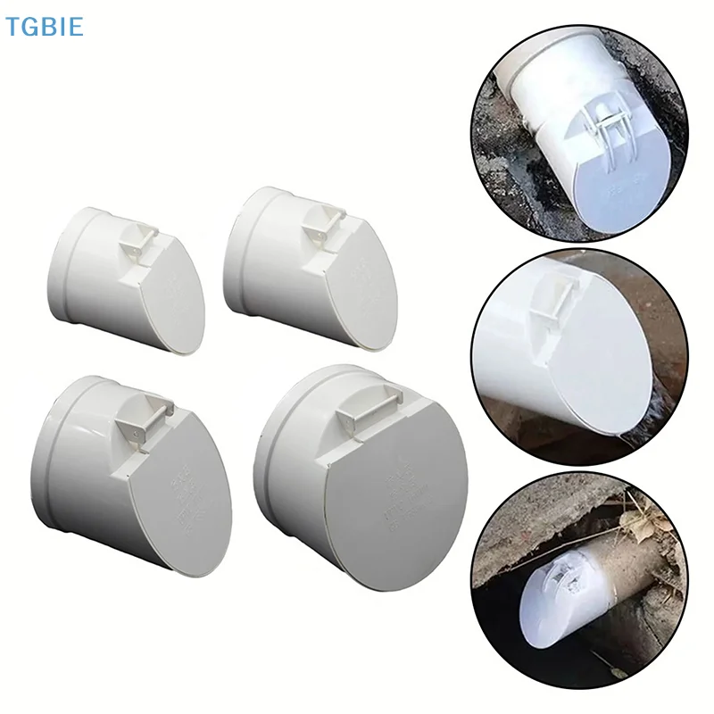 50/75/110/160mm Drain Pipe Floor Drains Sewage Pipe Large Displacement Anti Odor Anti-rat Cover Septic Tank Outdoor Pipe Valve