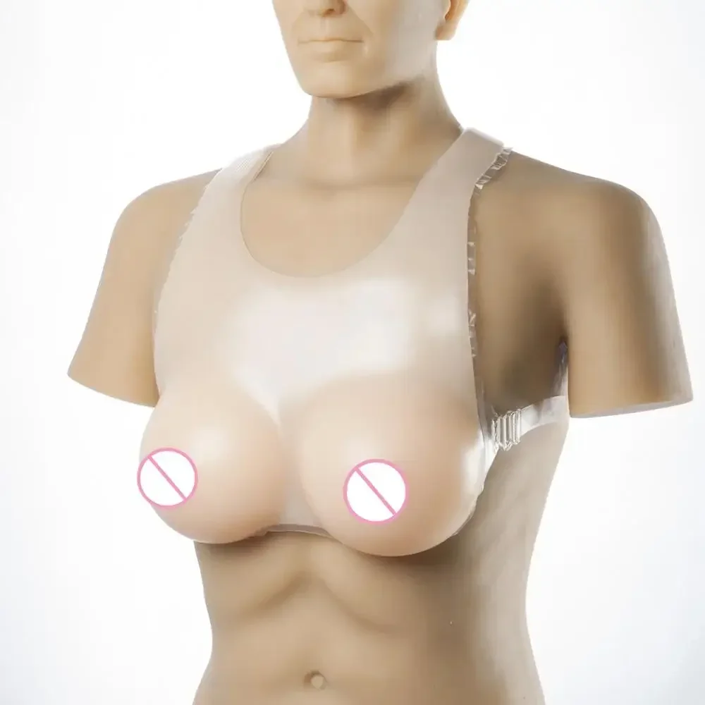 

1200g E Realistic Breast Form for Crossdresser Mastectomy Woman Crossdressing Drag Queen Transsexual Fake Boob Enhancer Shemale