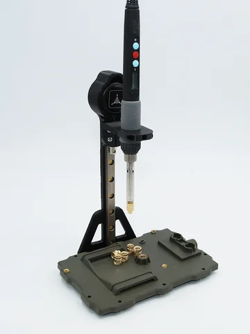 Heat Set Insert Press Tool Electric Soldering Iron Tip M2 M3 M4 M5 M6 M8 Thread Brass Inserts Nut Embedded Kit for 3d Printing