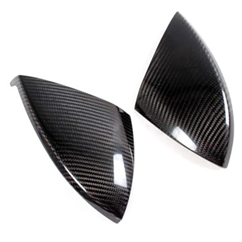 Real Carbon Fiber Rearview Mirror Cover Horn Rearview Mirror for Golf