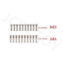 RC M3 M4 Front/Rear Bumper Headless Hexagon Screw Pin Driveshaft Screw Middle Axle Bolt For 1/10 Trx4 Trx6 SCX10 RC Crawler Part