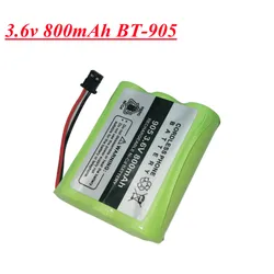 3.6v 800mAh BT-905 Ni-cd Battery For KX-A36 P-P501 AE-255 B300 ATT-3AAB BT-800 P-P5 Cordless Phone Replacement Battery