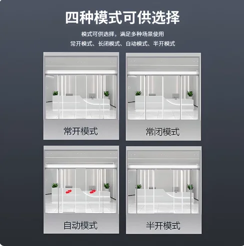 Automatic door controller Induction door 150 motor complete set Electric glass translation door Track access control complete