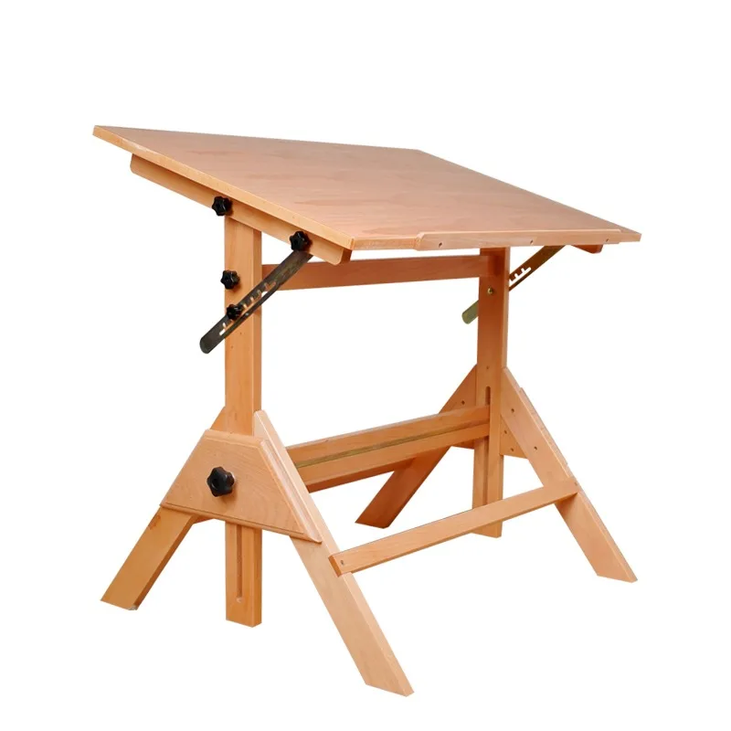 

Painting table Special for art students Lifting painting and calligraphy drawing table Adjustable height Tilting painting and