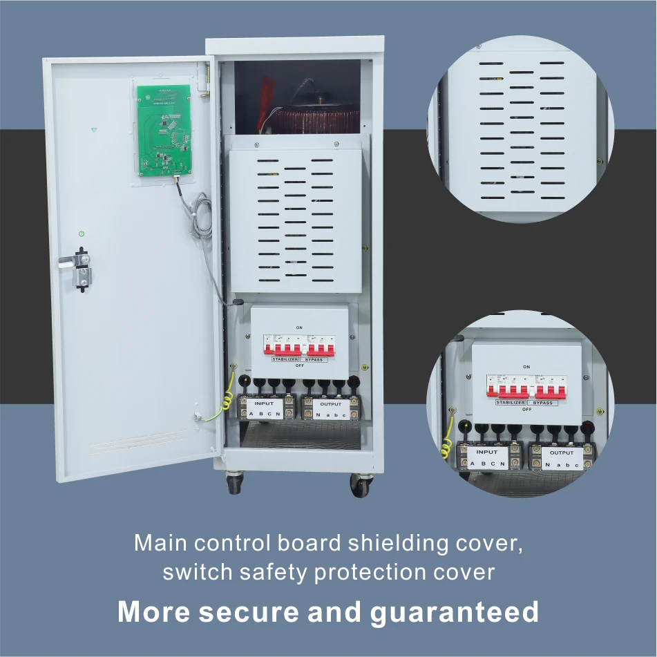 3상 Tns-30kva 전압 조정기 전압 안정기 디지털 디스플레이는 전압을 자동으로 조정합니다.