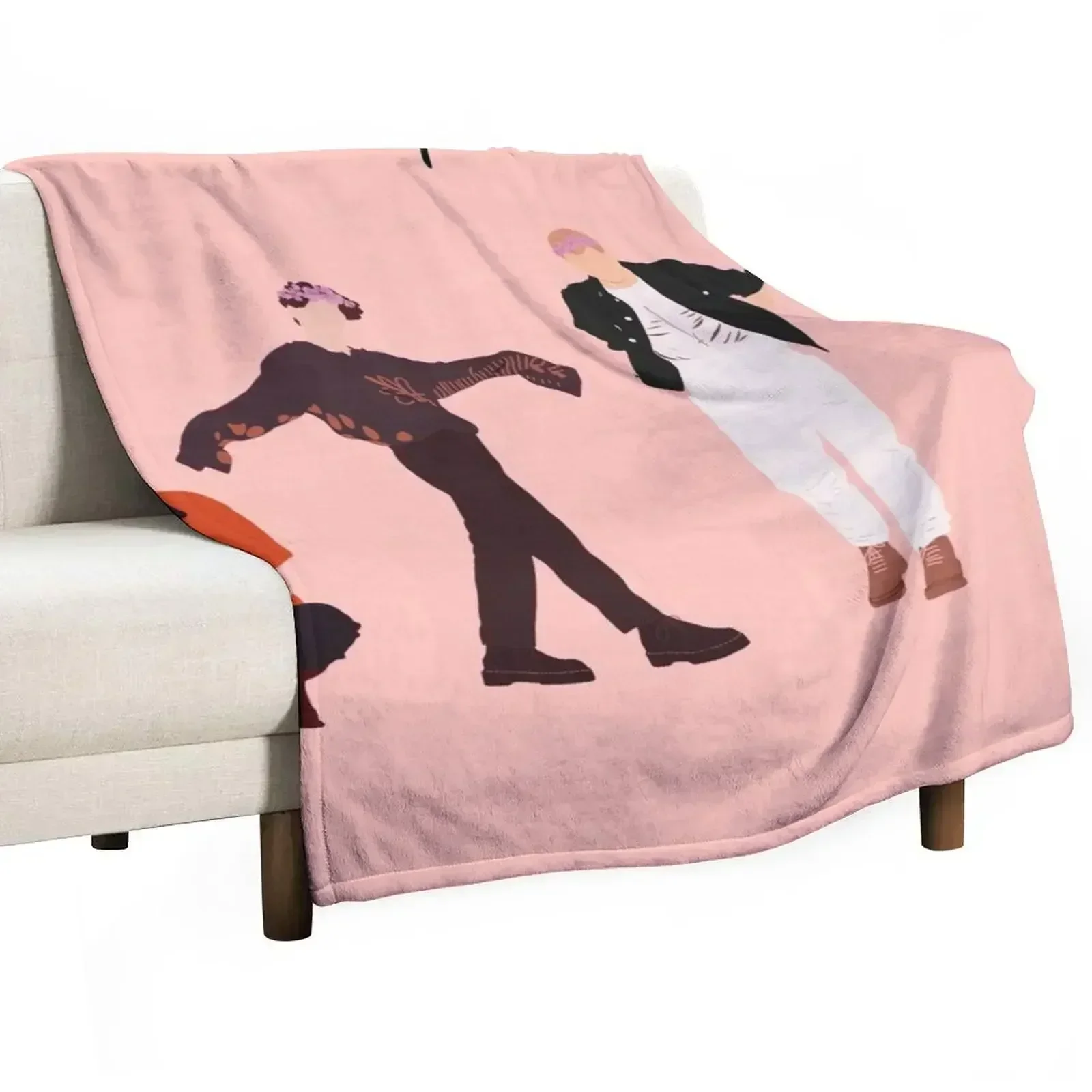 The Vamps - Cherry Blossom era Throw Blanket Soft Big Flannel Fabric Heavy Bed Designers Kid'S Blankets
