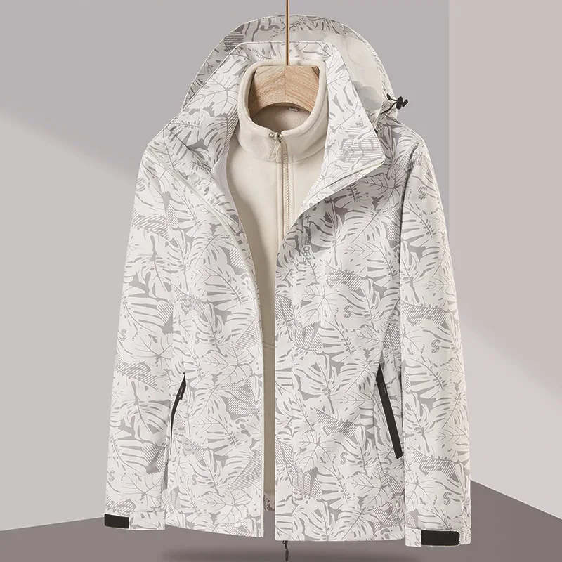 

Новая осенне-зимняя камуфляжная куртка «три в одном» для улицы, съемная куртка с капюшоном