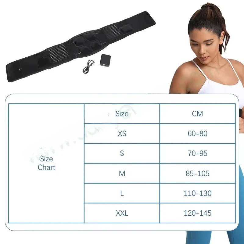 Abdominal Muscle Stimulator Body Trainer Belt Sculpted Body Slimming Belt