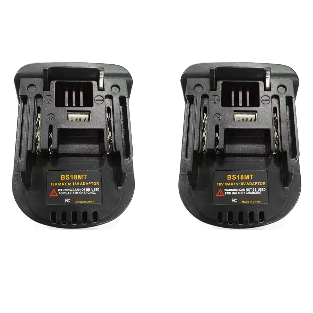 

Комплект из 2 адаптеров-преобразователей для аккумуляторов Bosch 18V BAT619G/620 в литиевые аккумуляторы Makita 18V BL1860