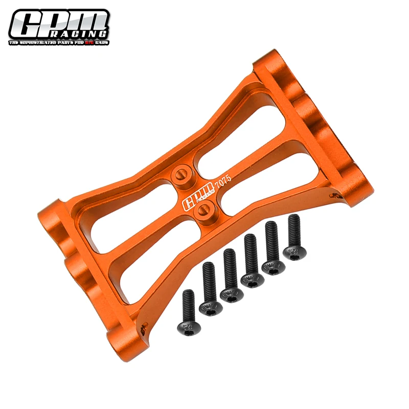 GPM アルミニウム 7075 リアシャーシクロスメンバ 1/10 TRX4 ディフェンダー トレイルクローラー用-82056-4