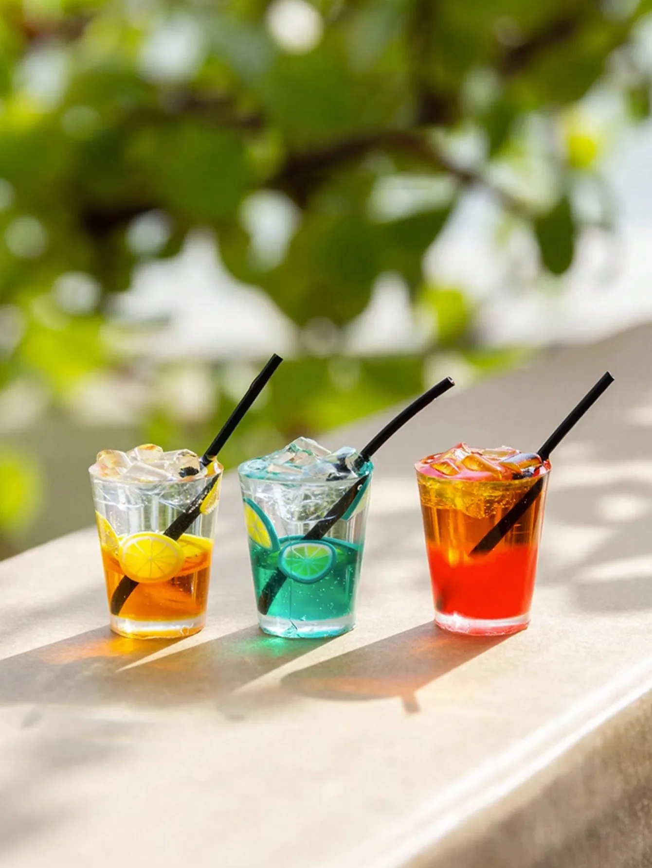 1 pièce, mini-boisson de thé aux fruits à l'échelle 1:12 pour maison de poupée, mini-jouet alimentaire simulé, décoration pour scènes de cuisine et de bar