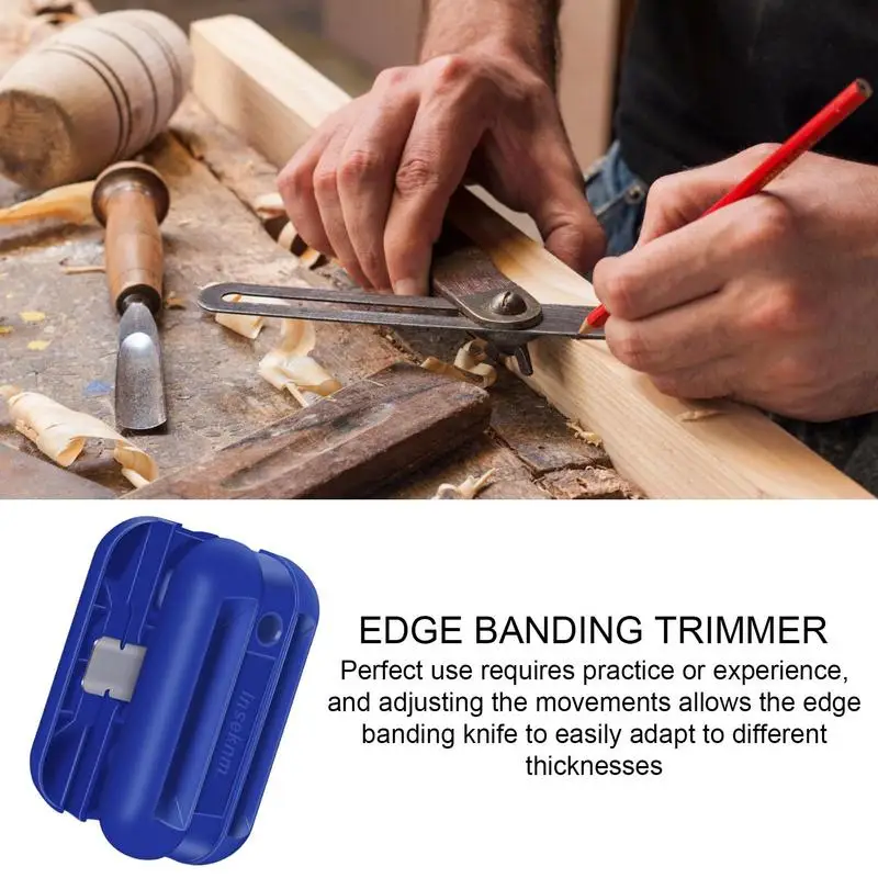 Woodworking Edge Trimmer Wood Veneer Edge Trim Manual Carpenter Trimming Machine Woodworking Hand Tool For Cabinet Manufacturing