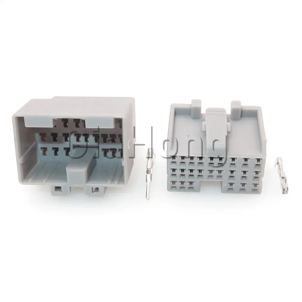1 Set 24 Ways 316372-6 AC Assembly Car Engine Gearbox ECU Socket For Ford Mondeo Automobile Wire Harness Connector